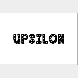 Upsilon Star Letters Posters and Art